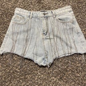 Jeweled Jean shorts🌟